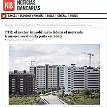 TTR: el sector inmobiliario lidera el mercado transaccional en Espaa en 2019